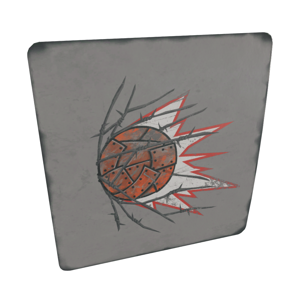 2 “Riveted ball” stickers