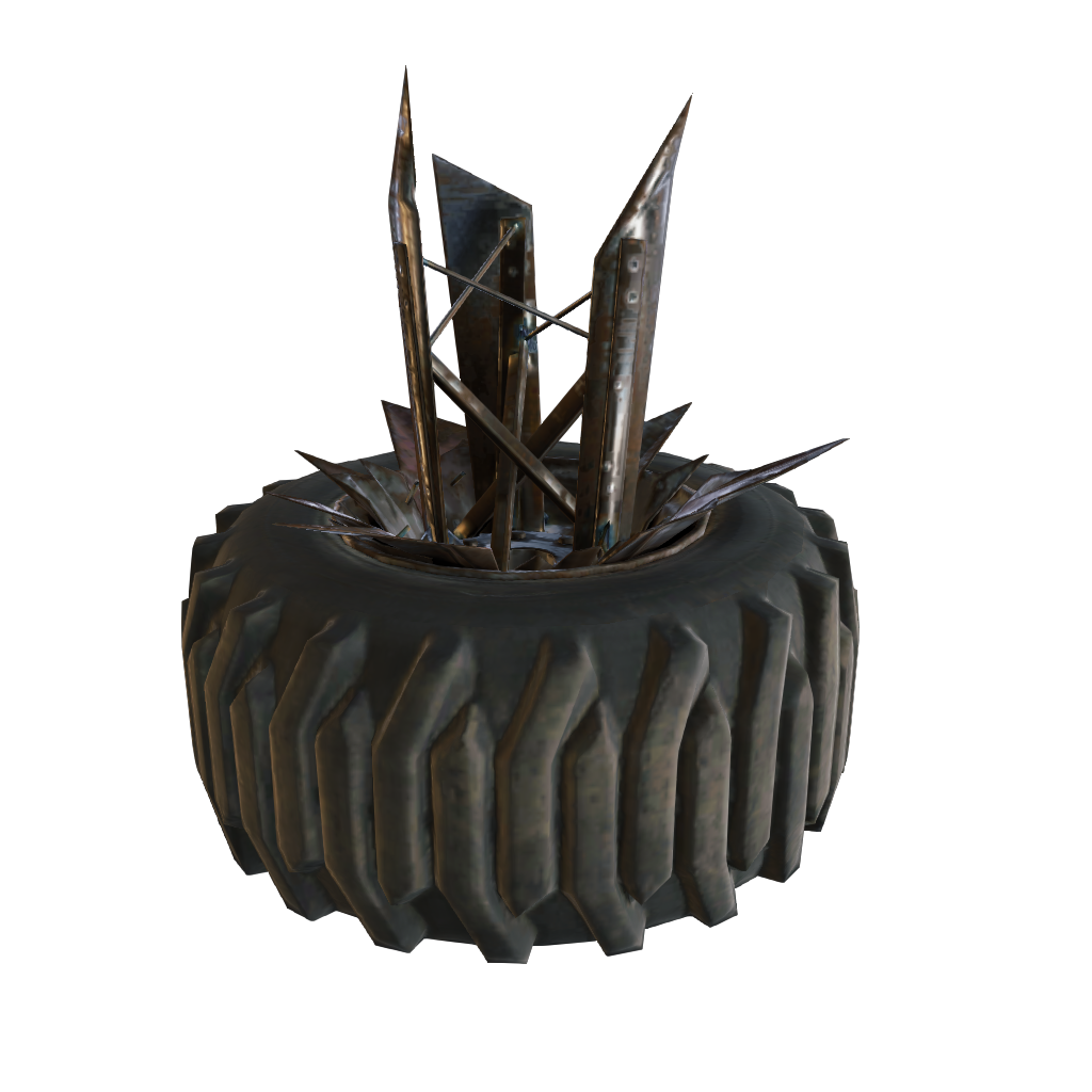 Roue de secours à piques