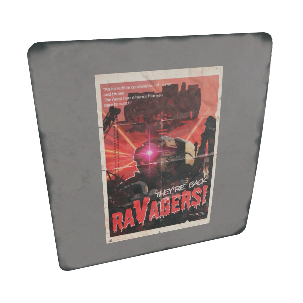 2 autocollants "Le retour des Ravageurs !"